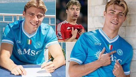 Napoli confirm signing of Man United flop Rasmus Hojlund on loan with £38m obligation to buy as clubs release statements on deadline day