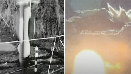 Rare demonstration of how the Bunker Buster bombs dropped by the US on Iran work