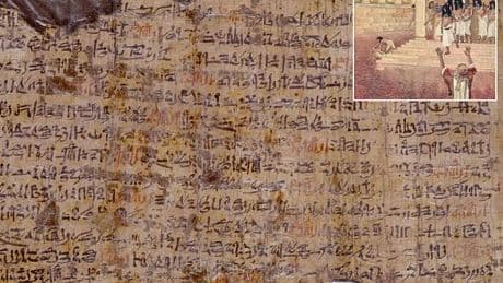 Mysterious ancient papyrus 'confirms' Bible story of the 10 plagues