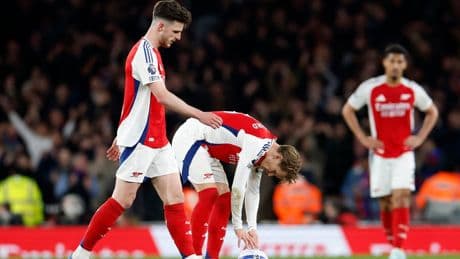 Arsenal held to disappointing Crystal Palace draw but Liverpool title celebrations still on ice
