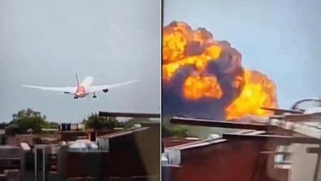 Volo dell'Air India diretto a Londra precipita con 242 persone a bordo subito dopo il decollo