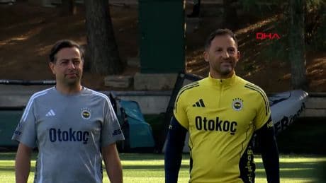 Domenico Tedesco Fenerbahçe’de ilk antrenmanına çıktı