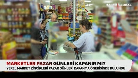 Marketler pazar günü kapalı mı olacak?