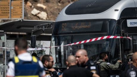 At least four dead after gunmen boarded a bus and opened fire in Jerusalem