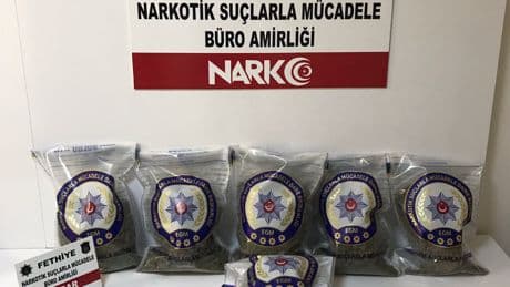 Fethiye'de uyuşturucu operasyonu