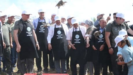 Kastamonu'da 2 bin 100 keklik doğaya bırakıldı