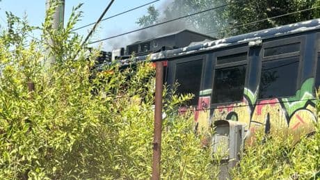 Passengers describe horror and panic after Italian train carriage catches fire mid-journey
