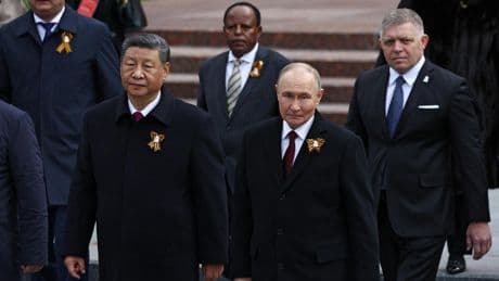 Putin logra reunir a 20 líderes mundiales para "luchar contra el nazismo" como en Ucrania tres años después de la invasión
