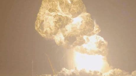 SpaceX Starship bursts into flames after explosion at test site in Texas
