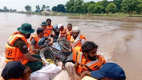 Monsunregen in Pakistan - Zwei Millionen Menschen betroffen
