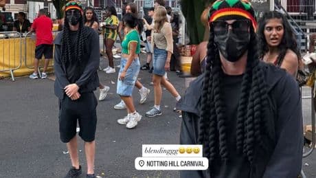 Cole Palmer goes incognito at Notting Hill Carnival as Chelsea star shares picture of himself in disguise with one-word message
