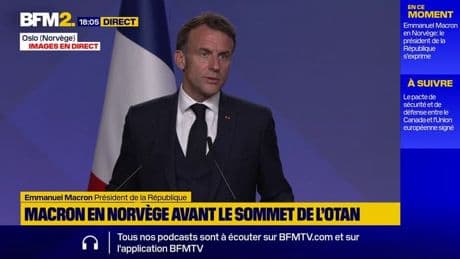 Ukraine: Emmanuel Macron salue le "rôle clé" de la Norvège dans la "coalition des volontaires"