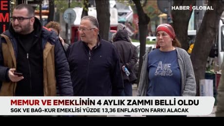 Memur ve emeklinin 4 aylık zammı belli oldu
