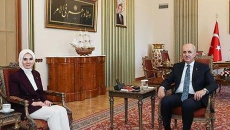 Meclis Başkanı Kurtulmuş, Bakan Göktaş'ı kabul etti