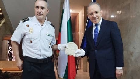Recuperan una estela funeraria romana del siglo II d.c robada en 1996 en Bulgaria