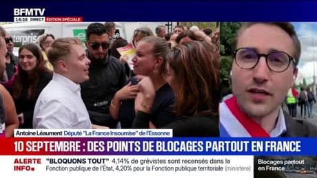 "S'il y a un pourvoyeur de chaos c'est monsieur Retailleau", déclare Antoine Léaument en direct d'une mobilisation d'ouvriers à Brétigny-sur-Orge