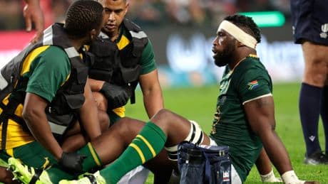 Springboks dealt huge injury blow as Siya Kolisi ruled out of second Australia clash