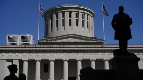 Why turn Red Ohio Minnesota Blue when it comes to online college education?
