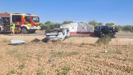 Trágico accidente en la N-310: cinco muertos, tres de ellos menores, por la colisión de dos vehículos en Sisante