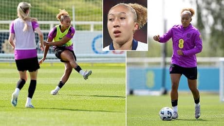 Lauren James insists she 'never doubted herself' as Chelsea star returns to England training ahead of Euro 2025 title defence