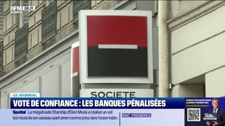 Vote de confiance : les banques pénalisées