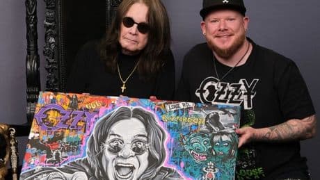 Airdrie artist wowed Ozzy Osbourne with portrait less than two weeks before music legend passed away