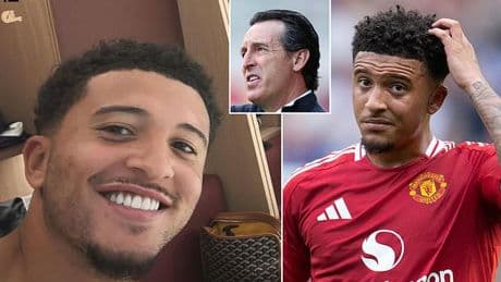 Aston Villa CONFIRM signing of Manchester United outcast Jadon Sancho on deadline day loan deal