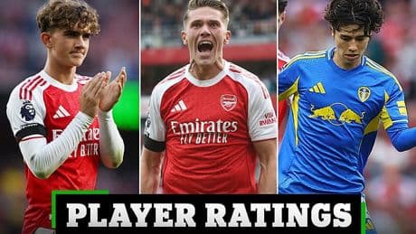 Arsenal 5-0 Leeds PLAYER RATINGS: Which Gunners new boy has to improve one key quality? And who was non-existent for the visitors during drubbing?