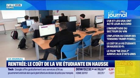 Rentrée scolaire 2025: le coût de la vie étudiante en hausse de 4% en France