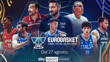 L'Italia e le stelle del basket europeo protagoniste su Sky