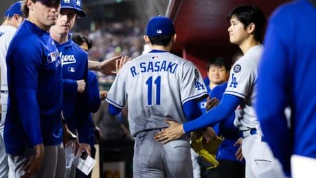 Roki Sasaki heads to IL in latest setback for Dodgers rotation