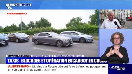Les accès aux aéroports parisiens perturbés par les chauffeurs taxis au troisième jour consécutif de mobilisation