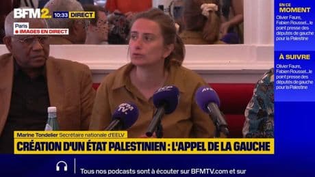 Reconnaissance de l'État de Palestine: Marine Tondelier dénonce "la diplomatie du tweet" de la France