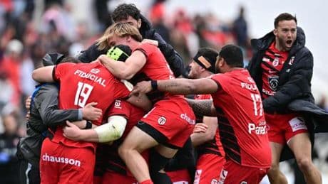 Toulouse vient à bout de Toulon et arrache sa qualification pour les demi-finales de la Champions Cup de rugby