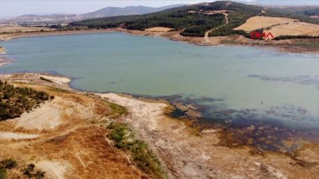 Tarımsal amaçlı kullanılan gölet kritik seviyede: Vali incelemelerde bulundu