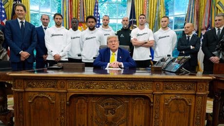 Profis wollen auf Frage nicht antworten - Unangenehmer Trump-Moment mit Juve-Stars