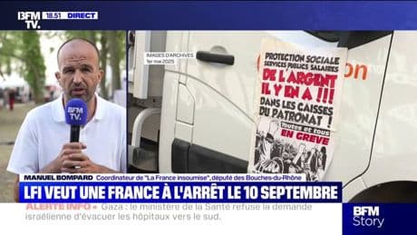 Mobilisation du 10 septembre: Manuel Bompard souhaite que ce soit "l'occasion d'une mobilisation populaire la plus large et la plus puissante possible"