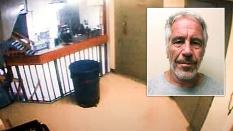 Three minutes cut from ‘raw’ prison footage of the night Epstein died