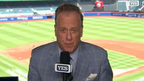 Yankees voice Michael Kay claps back at ‘fawning fanboy’ Blue Jays broadcaster after broom taunt