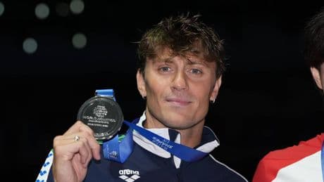 Mondiali di nuoto, Martinenghi d'argento. "Ho passato la notte a vomitare"