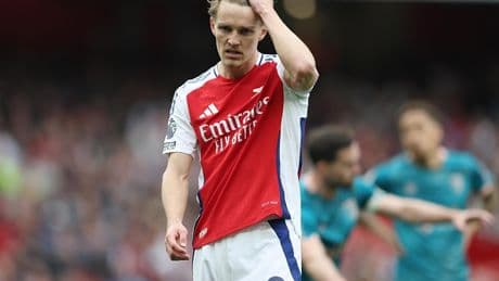 Arsenal captain Martin Odegaard provides injury update after limping away from Bournemouth defeat