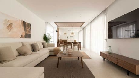 La casa prefabricada de estilo ibicenco y cuatro habitaciones que puedes conseguir por 362.000 euros