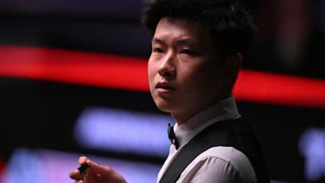 Zhao Xintong on brink of historic World Snooker Championship title