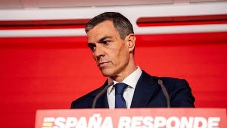 Sánchez comparece en Ferraz después de la primera Ejecutiva tras la caída de Santos Cerdán