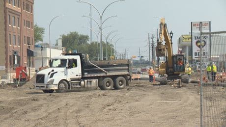 Dewdney Avenue construction on track to meet deadline