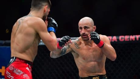 Volkanovski, campeón de peso pluma de la UFC, tiene claro el próximo rival de Topuria: "Lo lógico es que sea el siguiente"