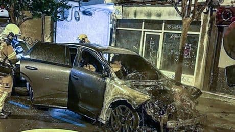 Detienen en Barakaldo al pirómano que calcinó varios coches en Getxo