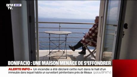 À Bonifacio, une maison qui menace de s'effondrer est interdite d'accès à ses habitants