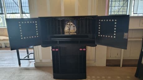 Unique Macintosh 'kimono' writing desk returns home