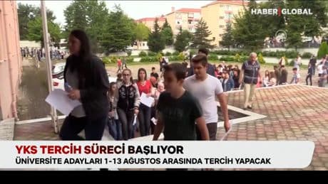 YKS tercih süreci başlıyor
